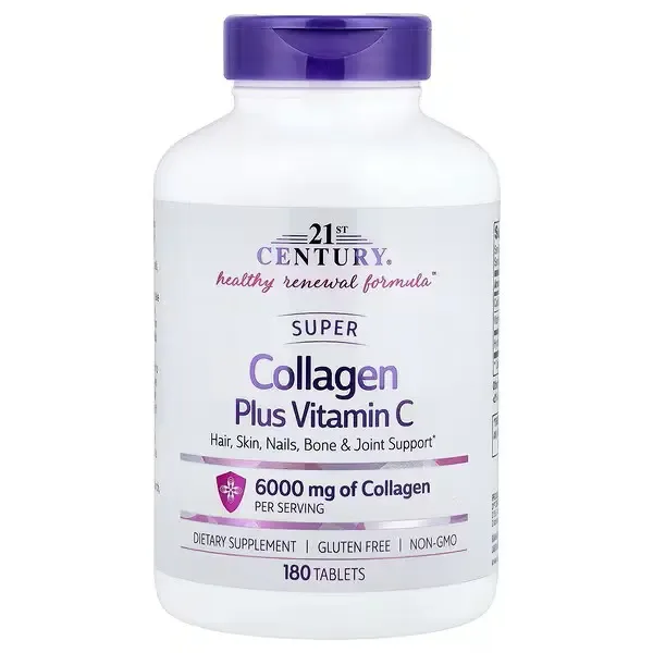 21St Century Super Collagen 600Mg Plus Vitamin C Tablets 180S 4243