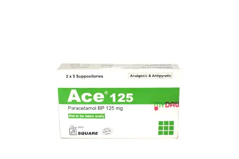 Ace Paracetamol Suppository 125mg 10's