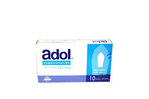 Adol 250mg Suppositories 10's