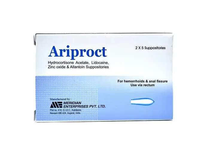 Ariproct Suppositories 10's