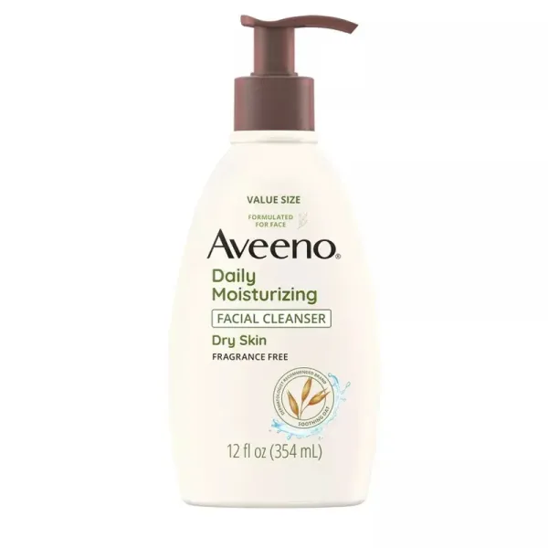 Aveeno Daily Moist Facial Cleanser Pump 354Ml