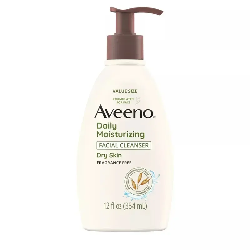 Aveeno Daily Moist Facial Cleanser Pump 354Ml
