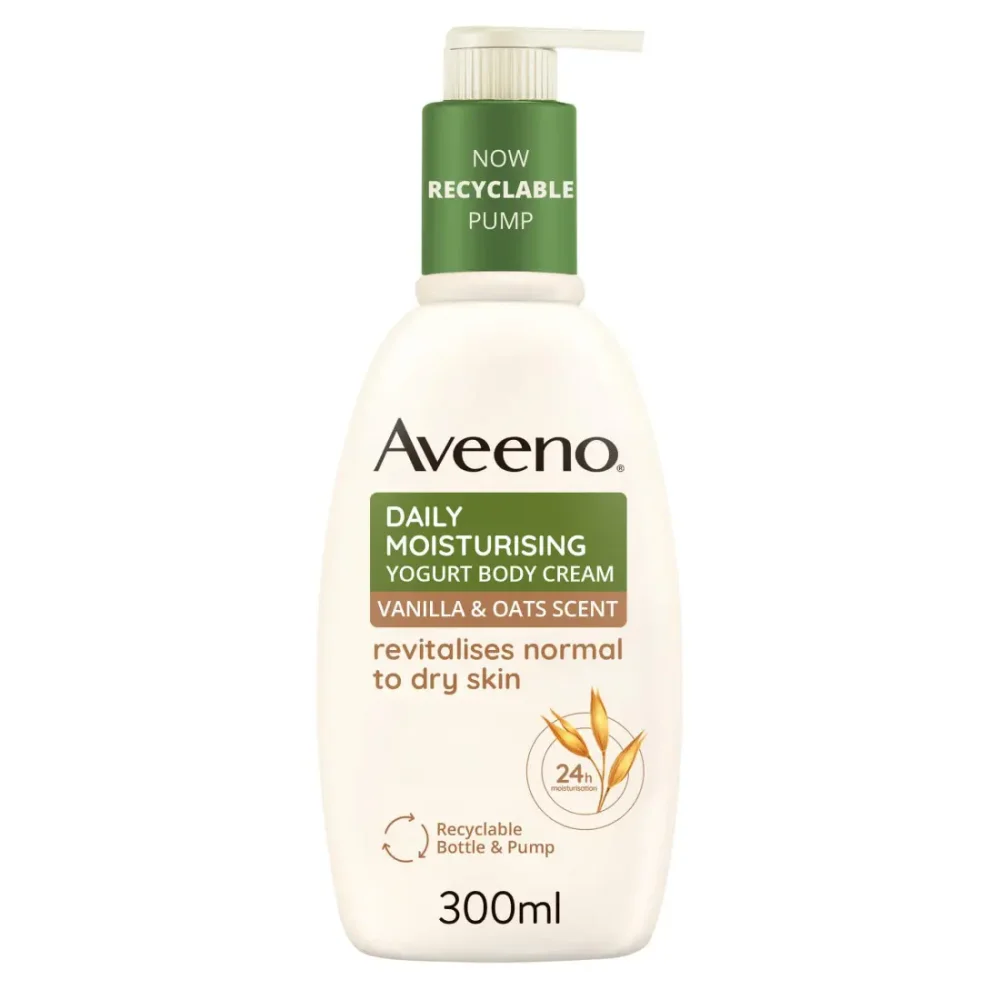 Aveeno Daily Moist Vanilla&Oat Scent Body Crm 300Ml