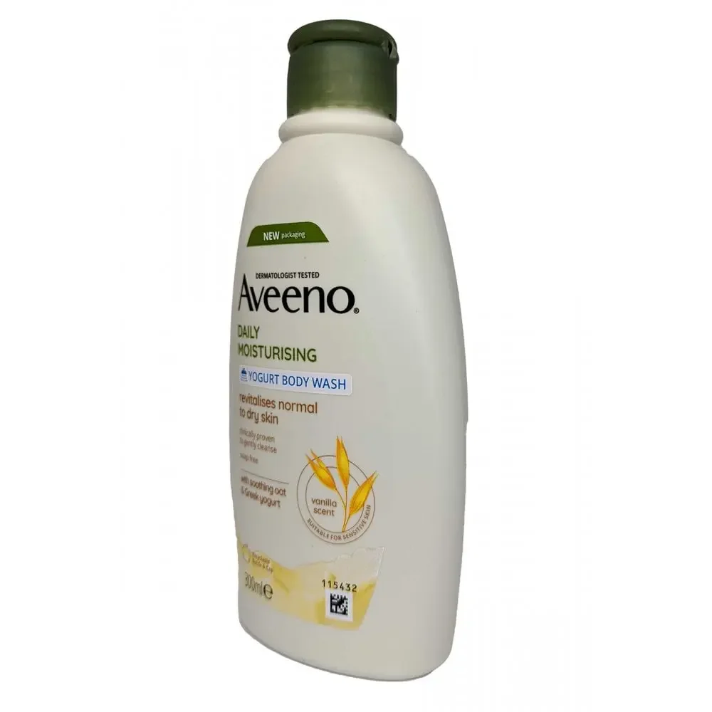Aveeno D/M Body Wash Apricot Scent 300Ml