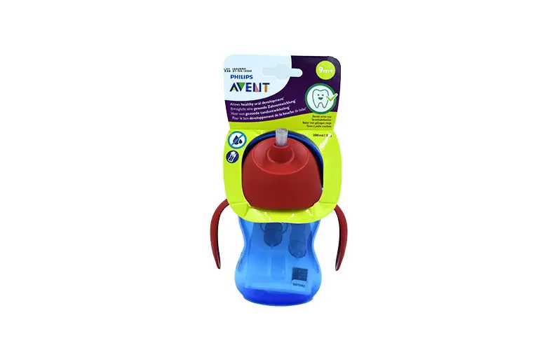 Avent single straw cup 7oz boy