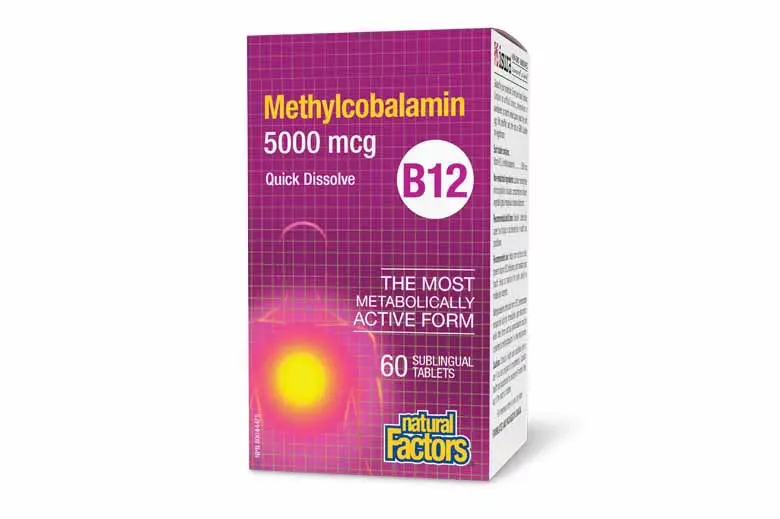 B12 Methylcobalamine 5000mcg Tabs 60's