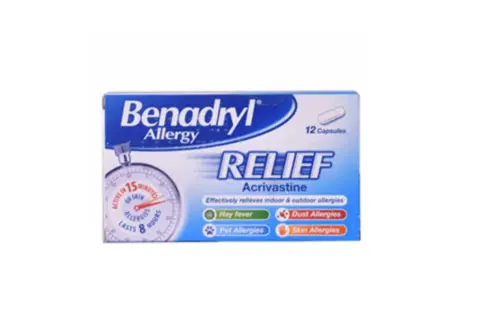 Benadryl Allergy Relief Capsule 12's