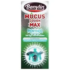 Benylin Mucus Cough Max Menthol Syrup 150Ml