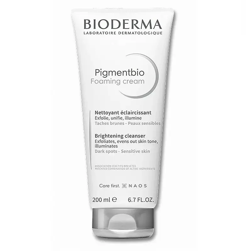 Bioderma Pigmentbio Foaming Cream 200Ml For Uneven Skin Tone On Sensitive Skin