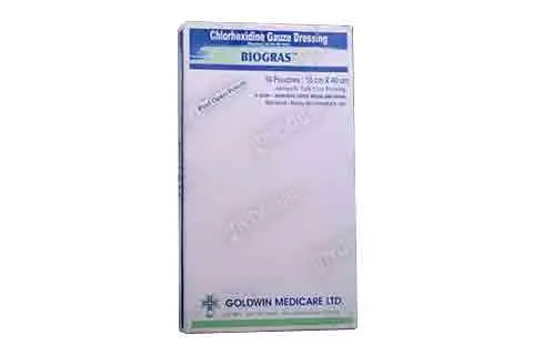 Biogras Antiseptic Gauzes 10's