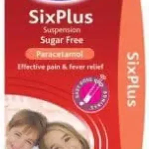 Calpol Sixplus Suspension Sugar Free 80Ml