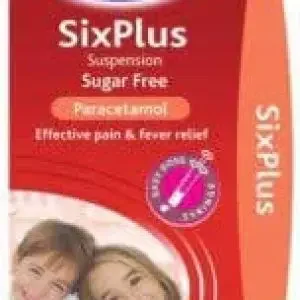 Calpol Sixplus Suspension Sugar Free 80Ml