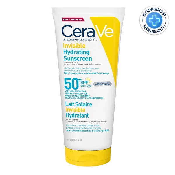 Cerave Invisible Hydrating Sunscreen SPF50 177ml