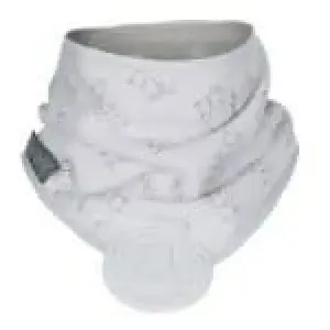 Cheeky Chompers Grey Hippo Neck Chew Bib