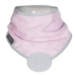 Cheeky Chompers Pink Hippo Neckchew Bib