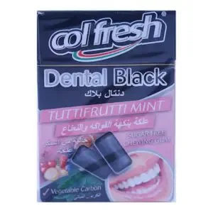 Colfresh Gum Dental Black Tuttifrutti Mint 21G