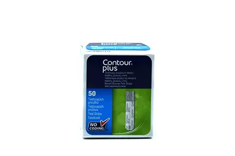 Contour Plus Glucose Strips 50's