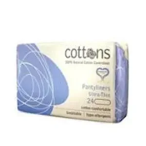 Cottons Organic Panty Liners 24S