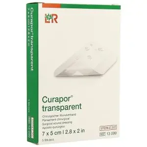 Curapor Transparent 7X5Cm