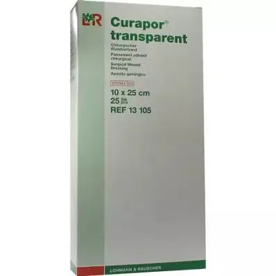Curapor Transparent Waterproof Dressing 25X10Cm 25S