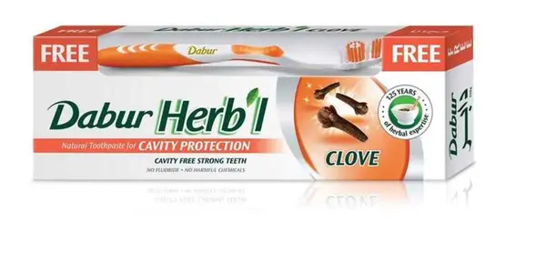 Dabur Herbal T/Paste Clove Cavity Protect 50+25gm