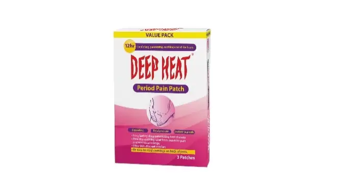Deep Heat Period Pain Patch Value Pack 3's