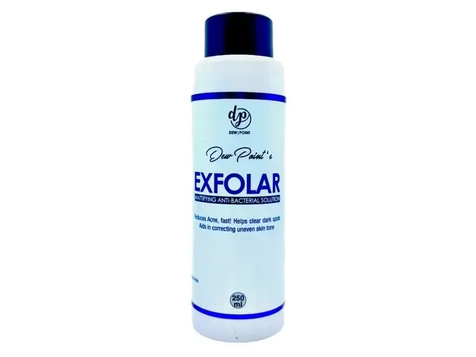 Dewpoint's Exfolar Antibacterial Solution 250ml