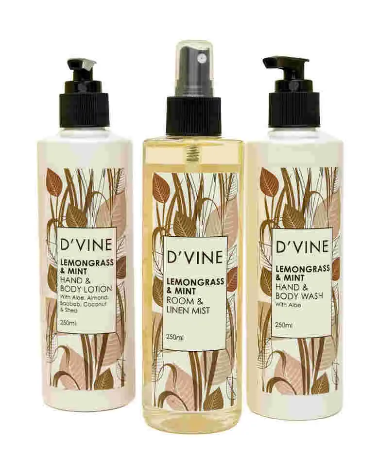 Divine Lemon Grass& Mint Lotion Wash & Mist Set