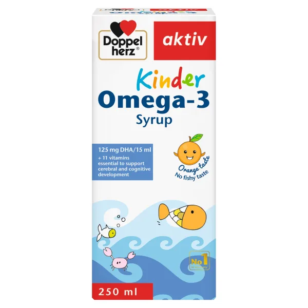 Doppelherz Aktiv Kinder Omega 3 Syrup 250ml