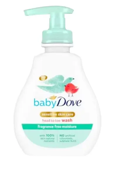 Dove Baby Head to Toe Wash (Fragrance Free) 400ml