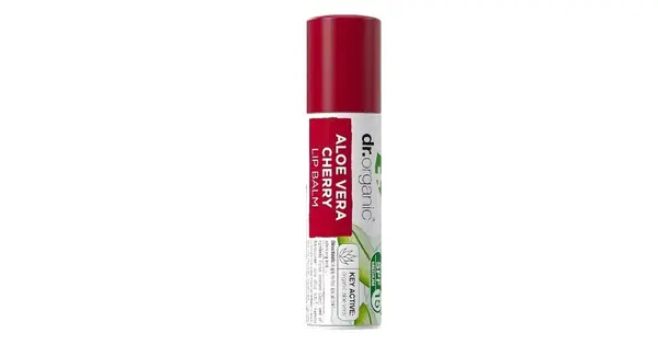 Dr Organic Aloe Vera Cherry Lip Balm