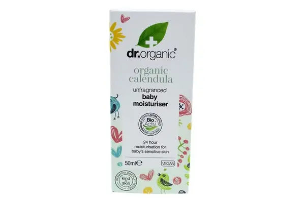 Dr Organic Baby Moisturiser unfragranced 50ml