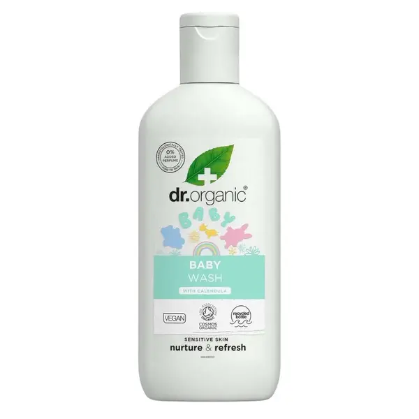 Dr Organic Baby Wash unfragranced 250ml