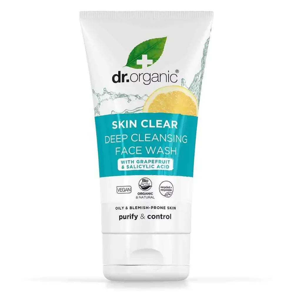 Dr Organic Skin Clear Deep Pore Face Wash 125ml