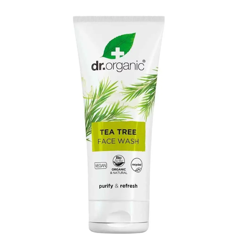 Dr Organic Tea Tree Face Wash 200ml