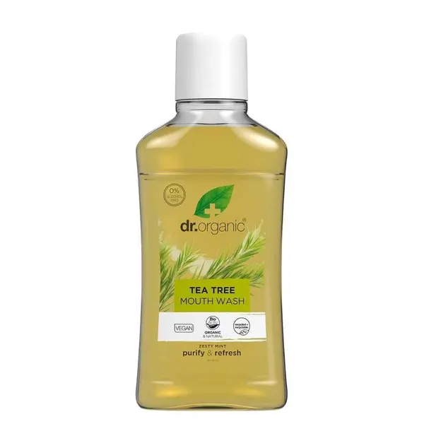 Dr Organic Tea Tree Mouthwash 500ml