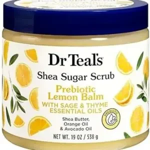 Dr Teals Sugar Scrub Prebiotic Lemon Balm 538G