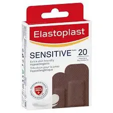 Elastoplast Sensitive Plasters Dark 20S