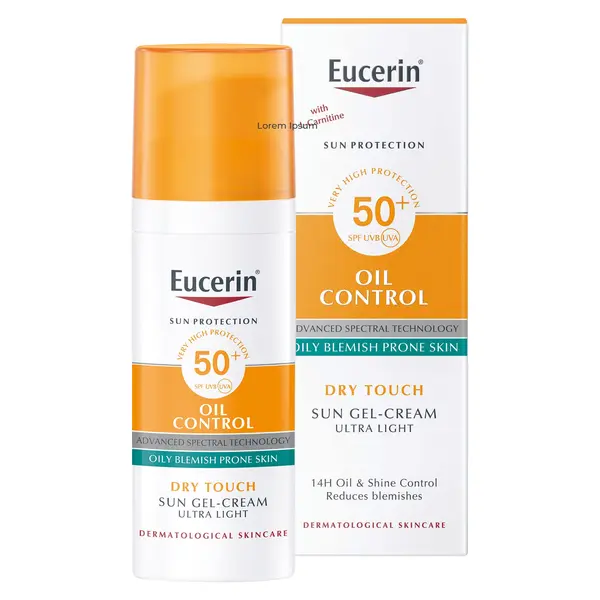 Eucerin Sun Face Gel Cream Oil Dry TouchSPF50+50ML
