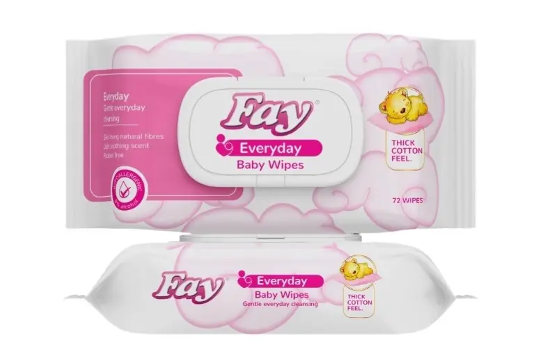 Fay Everyday Baby Wet Wipes 72s