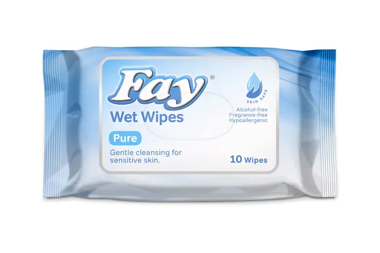 Fay Pure Wet Wipes 10s