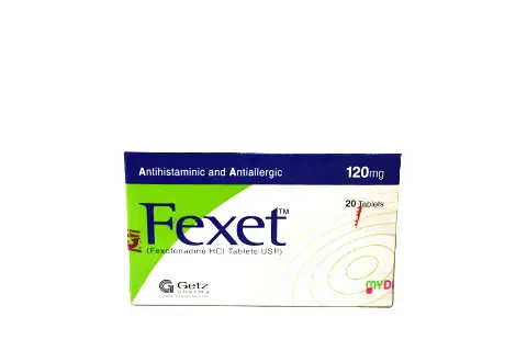 Fexet 120mg Tablets 20's