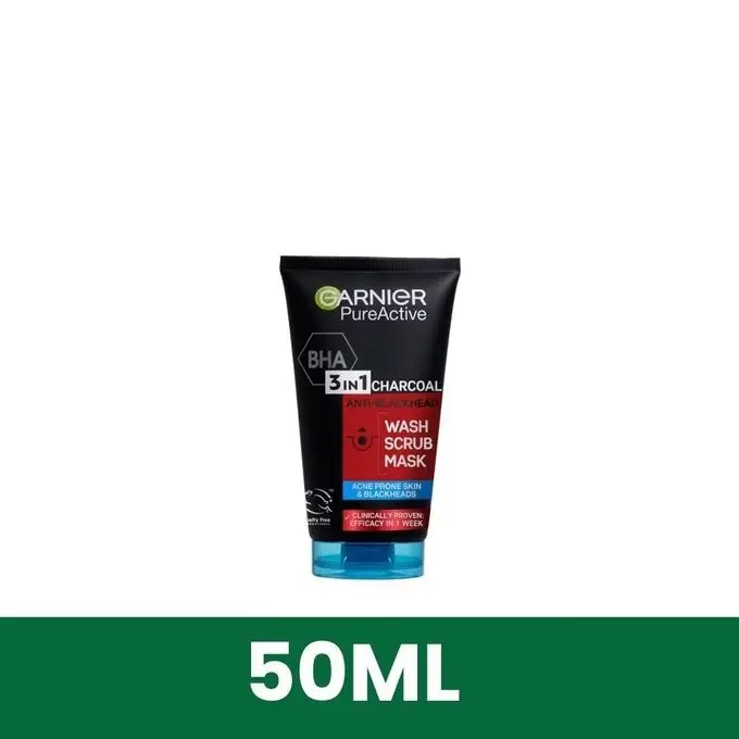 Garnier Pure 3 In1 Charcoal Anti Blackhead 50ml