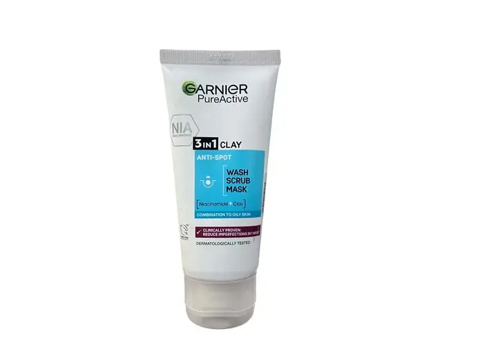 GARNIER PURE ACTIVE 3 IN 1WASH/SCRUB/MASK 50ML