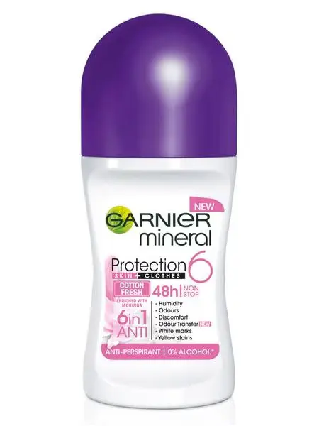 Garnier Roll-On 6 in1 Cotton Fresh Women50ml