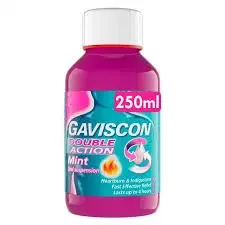Gaviscon Double Action Mint Suspension 250Ml