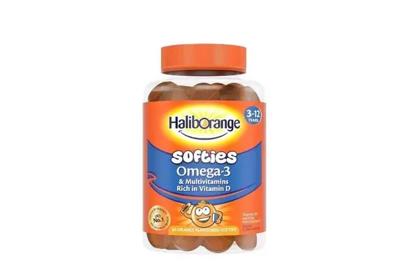 Haliborange Omega3 & Multivit Orange Softies 60's