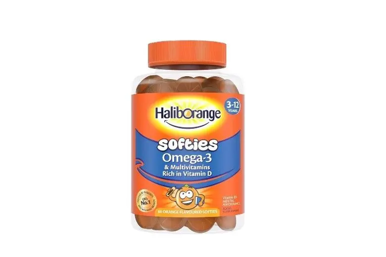 Haliborange Omega3 & Multivit Orange Softies 60's