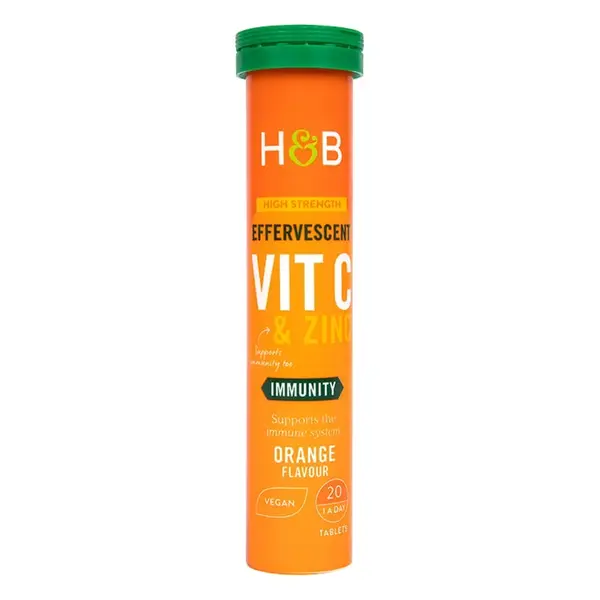 Holland&Bar Vitamin C 1g+Zinc Effer Tablets 20's