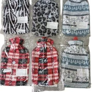Hot Water Bottle With Fleece Cover 2Lt